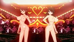 2girls breasts brown_eyes brown_hair completely_nude completely_nude_female emirichu female female_only jaiden jaiden_animations kk_guyyy koikatsu multiple_girls naked naked_female nude nude_female purple_eyes strip_club tagme youtube youtuber