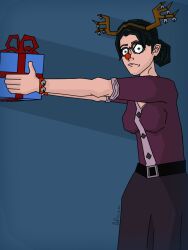 christmas christmas_outfit female miss_pauling team_fortress_2