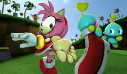amy rose from sega by chujam