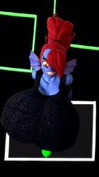 1girls 3d animated bouncing_breasts breasts cleavage coot27 enormous_breasts female female_only fish fish_girl hyper hyper_breasts looking_at_viewer no_sound pendulous_breasts shaking_breasts solo source_filmmaker swaying_breasts swinging_breasts toby_fox undertale undertale_(series) undyne undyne_(wo262) video video_games