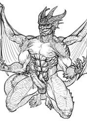 animated anthro cidius cum dragon erection human humanoid male orgasm penis scalie solo transformation wings