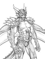 anthro cidius cum dragon humanoid male male_only penis solo wings