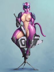 bodysuit cat_ears cat_tail female_only planetside razyda777 tagme thick_thighs tight_clothing vanu_sovereignty