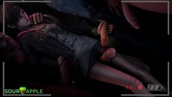 1girls 3d 4boys animated bisexual bisexual_male dark-skinned_male frottage group_sex legs masturbation moira_burton multiple_boys multiple_penises no_sound penis penises_touching resident_evil resident_evil_revelations_2 sour_apple thighjob thighs video