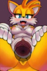 2025 absurd_res anthro anthro_penetrated anus areola artist_name biped black_nose blue_eyes blush breasts canid canine cheek_tuft chromatic_aberration clitoris clothing digital_media_(artwork) disembodied_penis duo erect_nipples eyelashes facial_tuft fangs female female_anthro female_focus female_penetrated fingers fox fur genitals glistening glistening_breasts glistening_eyes glistening_genitalia glistening_vulva gloves gloves_only half-closed_eyes handwear handwear_only hi_res humanoid_genitalia humanoid_vulva looking_at_viewer low-angle_view male male/female male_penetrating male_penetrating_female mammal medium_breasts mostly_nude mostly_nude_anthro mostly_nude_female mtf_crossgender multicolored_body multicolored_fur narrowed_eyes navel nipples open_mouth open_smile penetration penile penile_penetration penis penis_in_vagina pink_areola pink_clitoris pink_nipples pussy rule_63 sega sex simple_background smile solo_focus sonic_(series) sonic_the_hedgehog_(series) spread_pussy spread_vulva spreading tails tails_the_fox tailsko teeth text tongue_showing tuft url vaginal_penetration voider_(artist) vulva white_body white_clothing white_fur white_gloves white_handwear white_inner_ear yellow_body yellow_fur