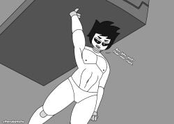 action_pose angry angry_expression angry_face angry_look arms_up background background_gray baldwin_(metal_souls) balls big_penis boy busty_boy clothes_removed english english_text gray_eyes hair hair_black hero huge_thighs legs look male male_robot meta:webcomic meta:webcomics meta:webserie meta:webseries metal_souls nsfw_un nude_male oc original_character other_version perspective removed_cock removed_penis robot robot_boy robot_hero roleplay roleplay_character serious serious_expression serious_face structure therobotnsfw white_body white_skin