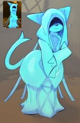 1girls anthro ass atlyss big_ass bottom_heavy bubble_butt fat_ass female female_only furry furry_only ghost ghost_girl huge_ass kkoart large_ass png reference_image robe solo tail thick_ass thick_thighs thunder_thighs wide_hips