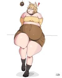 arcticlime00 bbw big_ass big_belly fat fat_ass fat_butt female furry furry_female obese obese_female overweight weight_gain wide_ass wide_hips wide_thighs
