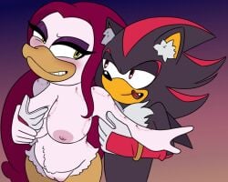 anatid anseriform anthro avian big_breasts bird bite bite_mark blood blood_drip blood_in_mouth blood_on_body blood_on_breast blood_on_chest blood_on_face blood_on_hip blood_play blush bodily_fluids body_blush breasts chaos-cuntrol clothing darkwingslut dripping duck duo eulipotyphlan female fluffy fluffy_chest genitals gloves handwear hedgehog inner_ear_fluff male male/female mammal nude nude_anthro nude_female pepita_robotnik sega shadow_the_hedgehog smeared_blood sonic_boom sonic_the_hedgehog_(series) tuft vulva vulva_blush