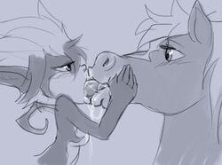 2girls bestiality breasts epona equine extreme_french_kiss feral french_kiss furry horse imp_midna interspecies kiss kissing larger_female long_tongue midna monochrome saliva side_view sideboob size_difference sketch small_breasts smaller_female source_request the_legend_of_zelda tongue tongue_kiss tongue_out twilight_princess ungulatr wet yuri zoophilia