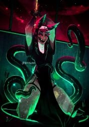 alastor (hazbin hotel) from hazbin hotel by zayajima