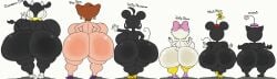 6girls anthro ass avian back back_view big_ass breasts bubble_butt clarabelle_cow daisy_duck disney disney_channel duck felicity_fieldmouse feline furu_flami goof_troop huge_ass minnie_mouse ortensia oswald_the_lucky_rabbit peg_pete rodent solo_female thick_ass thick_thighs twitter_username voluptuous voluptuous_anthro voluptuous_female