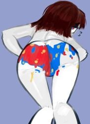 2025 bent_over colored_sketch jester looking_back nervous null painted_clothes panties pomni pomni_(the_amazing_digital_circus) tadc the_amazing_digital_circus