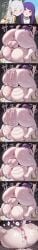 1futa 1girls after_sex cum cum_in_pussy cum_inside cum_on_ass cum_overflow cumming ejaculation fern_(sousou_no_frieren) frieren futa_on_female futanari huge_balls large_balls manzai_sugar mating_press nakadashi overflow overflowing_cum semen sex sousou_no_frieren