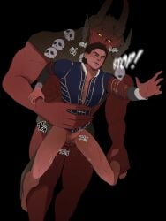 anal anal_sex anal_sex baldur's_gate_3 cambion claws crying crying_with_eyes_open cum cum_shot demon demon_horns deserved deserved_rape devil dubious_consent gay gay_sex horns male/male male_only pagn_19 raped_by_enemy raped_by_monster raphael_(baldur's_gate) red_skin size_difference sweat tears villain yaoi yellow_eyes yurgir yurgir_(baldur's_gate)