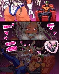 boku_no_hero_academia crossover mirko miruko mumen_rider my_hero_academia one-punch_man snu-snu