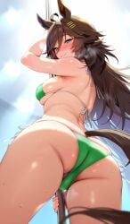 1girls ai_generated animal_ears anthropomorphization artist_request eyes female hair legs mr.c.b(umamusume) skin tagme umamusume umamusume_pretty_derby young