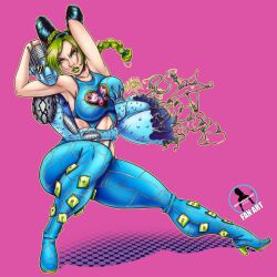 jolyne kujo from jojo's bizarre adventure by metalexsart