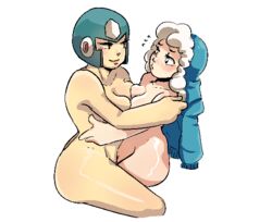 blush breasts chill_man ice_man mega_man mega_man(classic) mega_man_10 rule_63 yuri