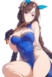 1girls ai_generated animal_ears anthropomorphization artist_request eyes female hair hokko_tarumae_(umamusume) legs skin tagme umamusume umamusume_pretty_derby young