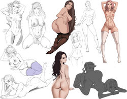 11girls 6+girls abs ahe_gao alternate_breast_size anus armpits ass back black_hair black_legwear blue_eyes breasts brown_hair character_request closed_eyes copyright_request crossover crying cunnilingus cyan_eyes dark-skinned_female dark_skin female female_only fit full_body grey_eyes hair_ornament high_resolution highres human human_only interracial lana_(pokemon) legwear limgae lingerie looking_at_viewer looking_back mallow_(pokemon) milf mitsuki_bakugou mother my_hero_academia nintendo nipples open_mouth partially_colored pink_hair pokemon pokemon_sm pose pussy saliva sketch sketch_page source_request thick_thighs thigh_gap thighhighs tights tongue tongue_out uncensored white_legwear wide_hips yuri