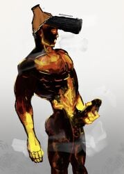 dante_(date_everything) date_everything dick fireplace gay hot male male_only penis solo yaoi