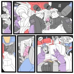 alien alien_humanoid autobot blue_eyes blush blush_lines close-up comic commission decepticon dialogue double_penetration face_grab fuck_me_eyes hands hermaphrodite jetfire kissing kissing_while_penetrated nuefass robot robot_alien robot_humanoid simple_coloring simple_drawing size_difference skyfire_(transformers) skywarp starscream thundercracker transformers transformers_g1 wet_pussy