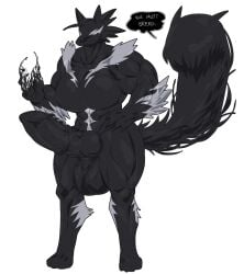 2025 abs alien animal_genitalia animal_penis anthro ass balls biceps big_balls big_breasts big_penis black_body breasts canid canine canine_genitalia canine_penis canis dialogue domestic_dog duo english_text erection featureless_breasts fur genitals gynomorph hi_res huge_balls huge_breasts huge_cock intersex jina_choi kissxmaker knot mammal marvel muscular muscular_anthro muscular_gynomorph muscular_intersex nude penis sharp_teeth solo speech_bubble standing symbiote tail tail_mouth teeth text thick_thighs unusual_anatomy unusual_tail venom_(marvel)