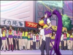 1boy 1girls animated anime_screencap assertive_female banana big_breasts blowjob breasts breasts_bigger_than_head child_bearing_hips corndog curvy eiken fellatio female fertile fit_female full_breasts giant_breasts heavy_breasts horny_female hotdog hourglass_figure huge_breasts in_heat kirika_misono large_breasts light-skinned_female long_hair massive_breasts oral pendulous_breasts phallic_symbol ponytail purple_eyes purple_hair school_uniform sexy skirt skirt_lift sound sucking sucking_off sucking_tip taller_girl teenager thick thick_thighs thighhighs top_heavy video voluptuous well_endowed wide_hips