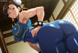 ai_generated big_ass bodysuit chun-li dat_ass huge_ass street_fighter thick_thighs