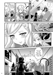 1girls 3boys ann_takamaki ass atlus blush breasts cleavage comic duo_focus female hasemi_ryou human joker_(persona) male megami_tensei morgana_(persona) pale_skin persona persona_5 phantom_thief_suit ren_amamiya ryuji_sakamoto sega tagme text