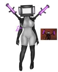 big_ass big_breasts breasts female large_breasts large_tv_man_(skibidi_toilet) large_tv_woman larger_female rope skibidi_toilet suit thick_ass thick_thighs thighs tv_head tv_woman_(skibidi_toilet) tvwoman_(skibidi_toilet)