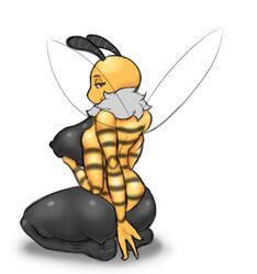 antennae arthropod ass bee big_butt blackbetty feet female fur hi_res insects looking_at_viewer pussy seductive_smile sitting solo wings