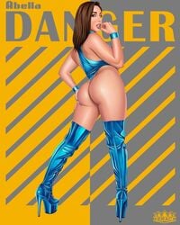 1girls abella_danger ass ass_focus big_ass boots butt_focus butt_shot fat_ass female female_only hand_on_ass heel_boots heels huge_ass large_ass panties pinup pinup_girls porn_star real_person realistic seductive seductive_look thick_ass thighhighs thighs voluptuous xeracx