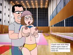 alternate_breast_size breast_grab breasts coach family_guy female imminent_sex large_breasts meg_griffin nipples sbb school