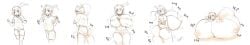 1girls ass_expansion breast_expansion butt_expansion colossal_ass colossal_breasts expansion female female_focus female_only hourglass_expansion hyper hyper_ass hyper_breasts hyper_butt japanese_text teruwo_sun text