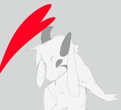 2d_animation animated anthro asriel_dreemurr asriel_dreemurr_(god_form) ass balls big_penis boss_monster_(undertale) bovid caprine deltarune facesitting_pov femboy frame_by_frame genitals goat horn humanoid_genitalia humanoid_penis kinkykong male mammal nipples nude penis smothering solo tea_bagging undertale undertale_(series) white_body
