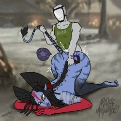 1boy 1girls 2025 2d ablazemosquit0 alien alien_girl alien_humanoid anonymous_male artist_name artist_signature ass ass_in_air ass_up athletic_female avatar avatar:_fire_and_ash blue_skin blurred_background blurry_background breeding cross-eyed cum cum_in_pussy cum_inside defeated defeated_villainess female femsub from_behind human human_dominating human_dominating_humanoid human_penetrating humanoid impregnated impregnation interspecies interspecies_impregnation light-skinned_male loincloth looking_at_viewer looking_pleasured male maledom na'vi nipples orange_eyes pierced_ears piercings pussy science_fiction sex small_breasts sperm_cell sperm_meets_egg sperm_meets_ovum straight straight_sex tail tail_motion tail_pull thick_thighs thin_waist tongue tongue_out tongue_piercing tribal tribal_clothing tribal_markings varang wraps