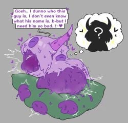 absurd_res anus arachnid breasts clone clonia dark_nipples dialogue gaepaws18 hearts hi_res horny_female humping humping_pillow ibispaint_(medium) kirby_(series) kirby_planet_robobot kirby_triple_deluxe melting nintendo pillow pillow_grab pussy pussy_juice queen_sectonia queen_sectonia_(original_form) sectaranza slime_girl solo_female submissive_female taranza thinking_about_another thought_bubble wanting_sex