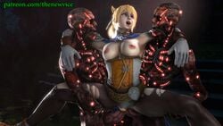 1girls 2boys 3d 3d_(artwork) animated big_breasts blonde_hair cassandra_alexandra crossover double_penetration gif husk_(mass_effect) large_penis mass_effect monster pubic_hair soul_calibur source_filmmaker tagme thenewvice vicesfm