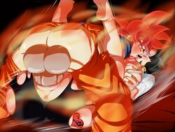 1girls ahe_gao breast_grab breasts dragon_ball dragon_ball_super dragon_ball_z ed-jim father-in-law_and_daughter-in-law female female_focus heart-shaped_pupils huge_cock large_breasts light_skin male male/female mating_press penis pussy solo_focus son_goku straight super_saiyan_god twintails vaginal_penetration videl whentai