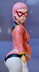 3d 3on3freestyle ai_generated ass ass_focus big_ass butt_focus cindy costume fat_ass latex latex_clothing latex_suit pregnancy pregnant pregnant_belly pregnant_female sexy sexy_body sexy_clothing sexy_pose skin_tight skin_tight_suit superhero superheroine tagme video