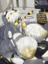 boobjob breasts cum epokguyz hyper_breasts j_(murder_drones) murder_drones n_(murder_drones) straight text titjob
