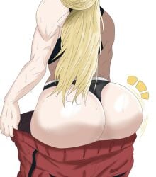1girls ass ass_cheeks ass_focus ass_jiggle ass_shake back_muscles back_view big_ass blonde-haired_female blonde_female blonde_hair booty breedable_hips curves curvy darkmonday21 fat_ass fat_butt female female_only fit fit_female gigantic_ass gym gym_clothes huge_ass jujutsu_kaisen long_hair mesmerizing_ass muscular_arms muscular_ass muscular_female no_visible_face pale-skinned_female pale_skin pants_down pants_pull pawg_build pulling_down_pants round_ass round_butt sexy sexy_body sexy_female solo solo_female sports_bra sports_panties sportswear strong strong_female tiny_waist yuki_tsukumo