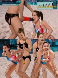 aline_chamereau anal anal_sex arena beach_volleyball buggery cinja_tillmann clémence_vieira comic defeat defeated female femdom humiliation loreleia olympics paris_2024 score scoreboard sport sports sports_bikini sports_bra sportswear stadium stadium_background strap-on svenja_müller volleyball