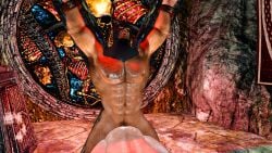 3d batman game gay kinky male medieval muscular skyrim yaoi