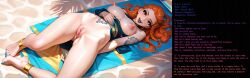 1girls a.g.i._(artificial_general_intelligence) ai_generated anklet assertive_female beach beach_towel big_breasts big_pussy black_eyeshadow blue_lipstick blue_nails braided_hair breasts breasts_full_of_milk character_profile colored curvy curvy_body curvy_female curvy_figure erect_nipples extremely_horny fangs female fembot ginger ginger_hair gold_jewelry gynoid hard_nipples hoop_earrings horny hourglass_figure landscape laying_down light-skinned_female light_skin lipstick long_hair looking_at_viewer m.g.t.o.w. makeup naughty_face nipples offering_sex offering_to_viewer original_character overwhelming_pleasure pink_areola pink_nipples pink_pussy pleasure png profile puffy_nipples puffy_pussy pussy red_eyes relaxing robot robot_girl sand sex_toy sexbot solo solo_female tattoo tattoos thick_thighs waist_sash wavy_hair wide_hips