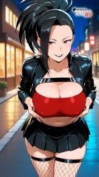 momo yaoyorozu from my hero academia by boosterred99