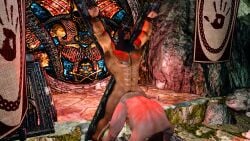 3d batman game gay kinky male medieval muscular skyrim yaoi