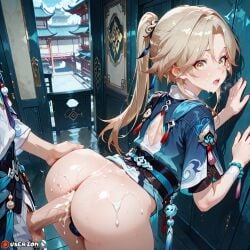 ai ai_generated anal anime anus ass big_dick big_penis blonde_hair fat_ass femboy gay genitals hentai highres hips hips_wider_than_shoulders honkai:_star_rail hoyoverse male male_only massive_penis partially_clothed penis sex slim_waist trap twink uncensored userzon video_game_character video_games waist yanqing_(honkai:_star_rail) yaoi